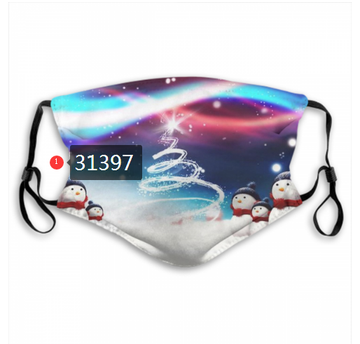 2020 Merry Christmas Dust mask with filter 26->mlb dust mask->Sports Accessory